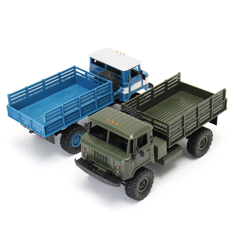 

DIY Model 1:16 Car off Road Climbing Military Truck Mini 2.4G 4WD Racing Car Vehicles Toys For Children Gift