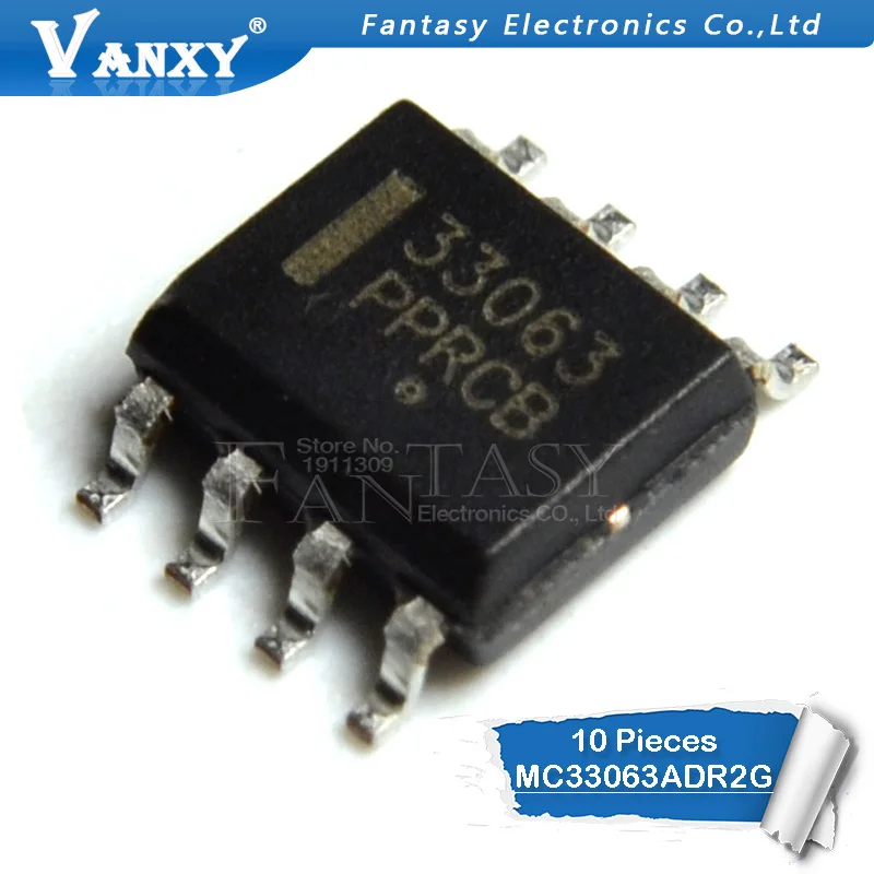 10pcs MC33063ADR2G SOP 8 MC33063A SOP8 MC33063ADR SOP 33063 SMD New ...