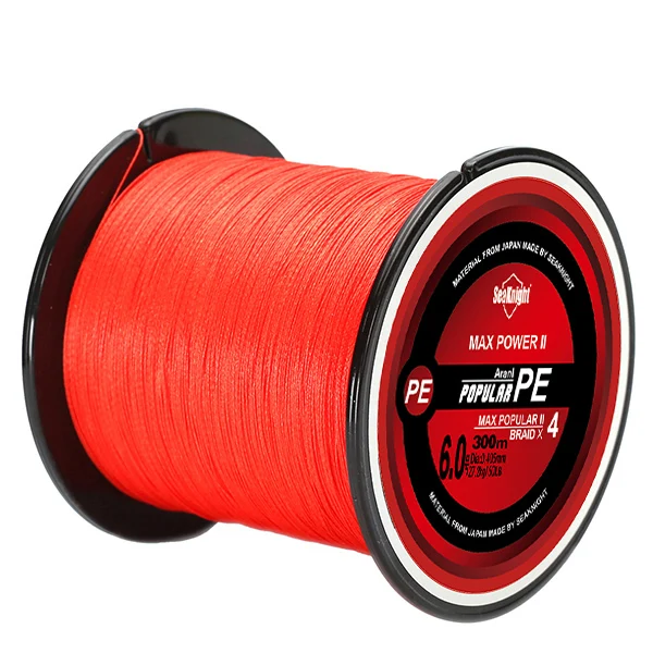 SeaKnight TriPoseidon 300м 500м 1000м рыбалка леска 4 лески 8-80LB Multifilament PE Плетеный Рыбная ловля линии плетеная леска PE леска плетеная леска рыболовная Япония Материал плетеный шнур леска для рыбалки - Цвет: Red