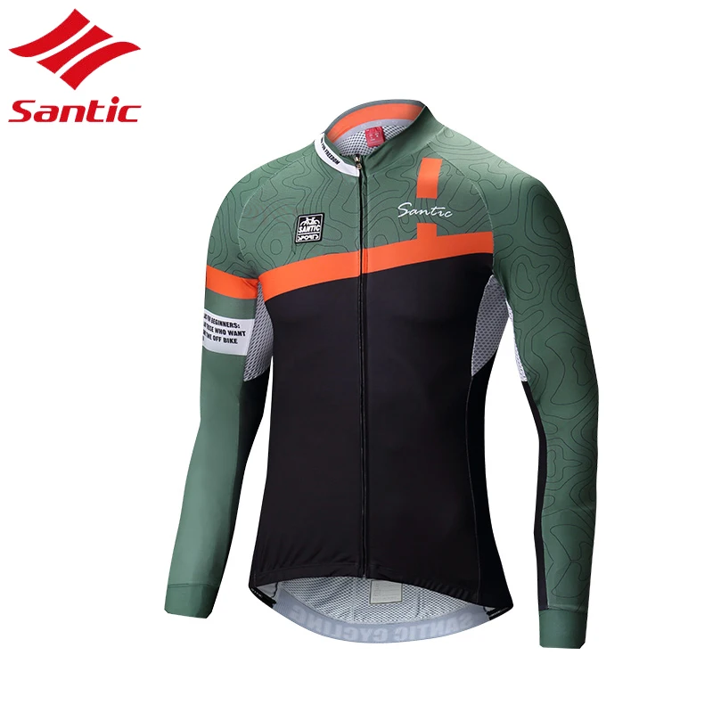 

Santic Bike Jersey Cycling Jersey Men Spring Summer Breathable Motocross Jersey Cycling Clothing Dh Jersey Maillot Ciclismo