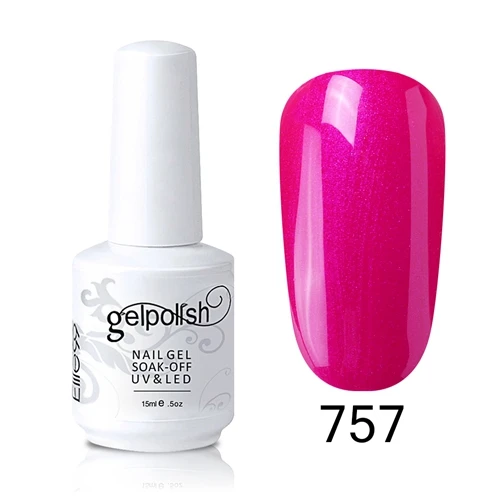 Elite99 15 пилка для ногтей стойкий Гель-лак для полировки ультрафиолетовая и Светодиодная лампа лак для ногтей DIY лак для ногтей инструменты для маникюра - Цвет: GNS757