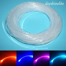 Универсальный оптический ПММА волоконный кабель диаметром 3,0 мм Боковой излучающий направляющий светильник край светильник ing EL провод сменный светильник ing украшение