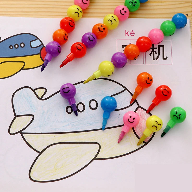7 цветов/шт милые выразительные мелки масло пастельные конфеты сменная краска граффити ручка для студентов художественные принадлежности Kawaii канцелярские принадлежности