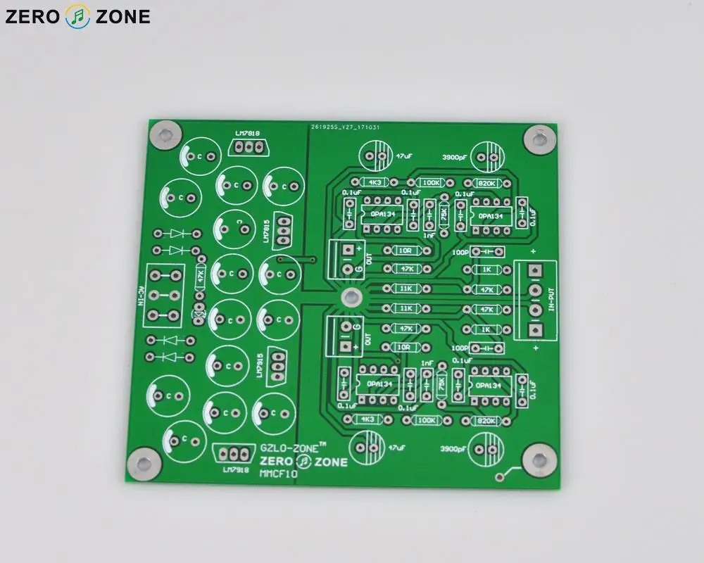 MMCF10 HIFI LP фонограф MM Усилитель RIAA Phono предусилитель PCB Бесплатная