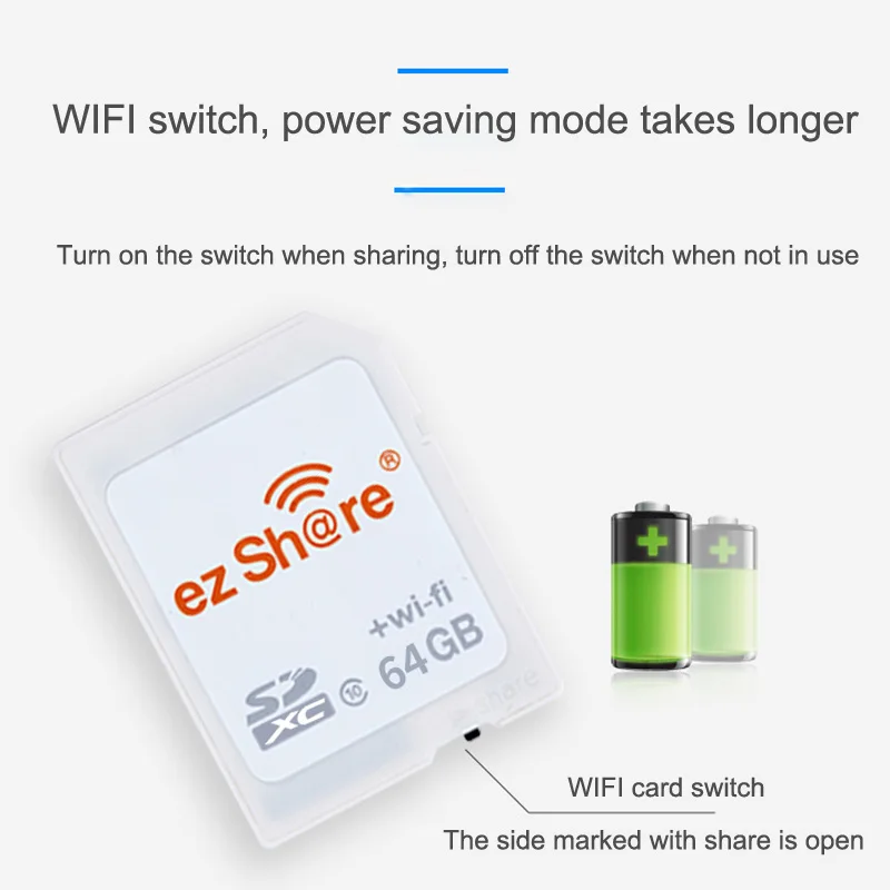 Ezshare ez share беспроводная WiFi sd-карта TF Micro SD карта для sd-карты Wifi адаптер только поддержка 4 ГБ 8 ГБ 16 ГБ 32 ГБ Microsd карта