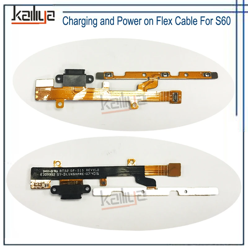 

Charging and Power On Flex Cable For Caterpillar Cat S60 S 60 1PCS Power Charging Bottons For Caterpillar Cat S60