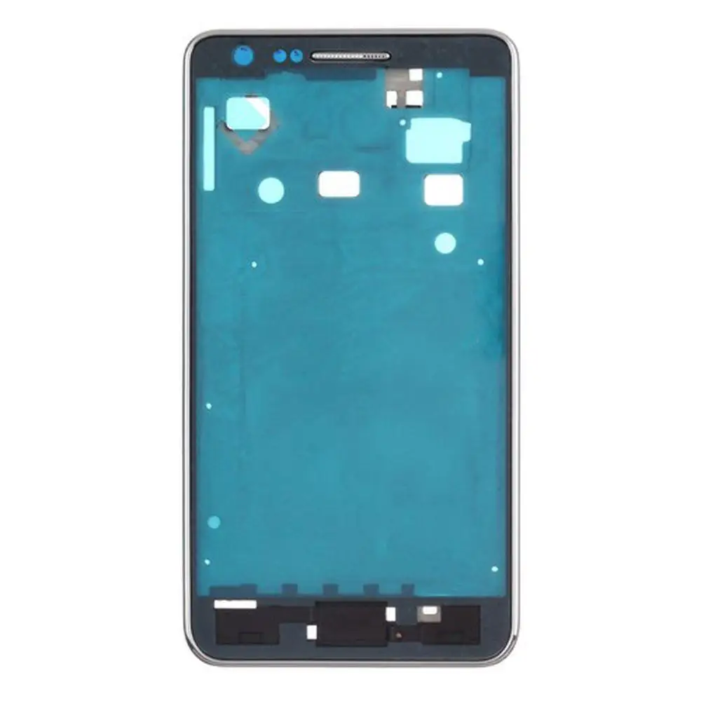 Для Samsung Galaxy S2 GT I9100 серебристый/черный цвет ЖК передняя рамка Лицевая панель|galaxy s2