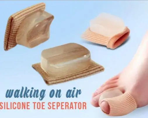

Good quality Elastic silicone toe separator mattoe correction cushion as toes Orthotic pad for protection bunion aid