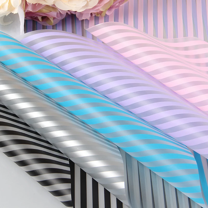 

Free Shipping 10 sheets/lot Flower wrapping paper bouquet wrapping paper material Arthur paper straight plastic paper