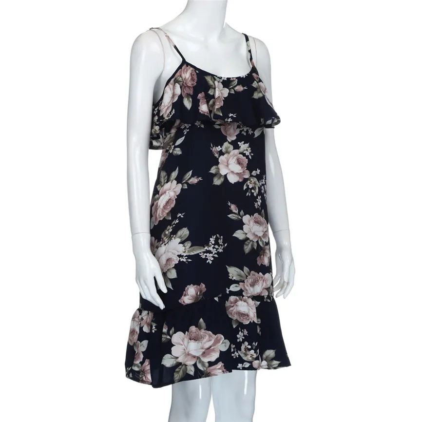 Женское летнее мини платье с открытыми плечами без рукавов|Платья| |