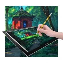 Cheaper Promotion GAOMON Light Pad Lighting Boxes LED Tracing Boards Professional Animation Drawing Tracing Panel Free Shipping