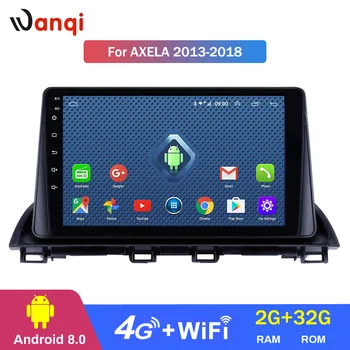 

4G Lte All Netcom 9 inch Android 8.0 HD Touchscreen GPS Navigation system for 2014 2015 Mazda 3 Axela support SWC DVR