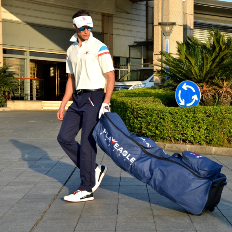 PLAYEAGLE сумка для гольфа авиационная с колесами прочный нейлон складной дизайн много хранения для гольфа сумка для гольфа дорожная сумка