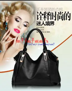 

by dhl or ems 20pcs Designer Women Handbag Female PU Leather Bags Handbags Ladies Portable Shoulder Bag