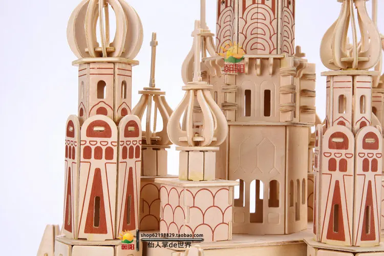 СПб головоломка 3D Строительная модель деревянные игрушки для детей и ...