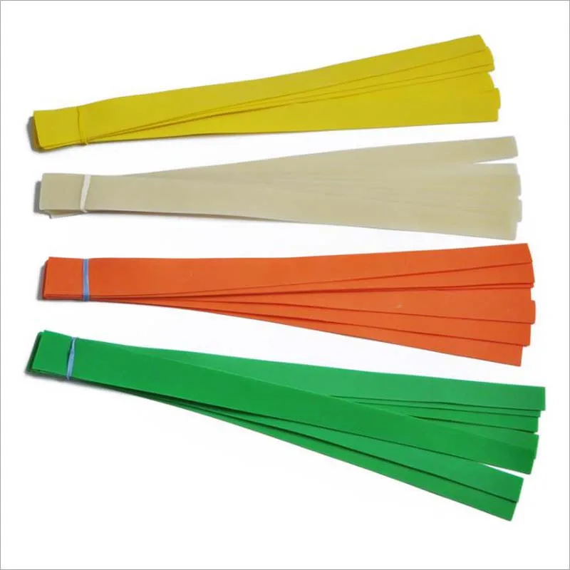 

10pcs 0.8mm Thick Natural Latex Slingshots Flat Rubber Bands Strong Elastic Parts Rubber Bands Hunting Catapult 20mm/12mm Width