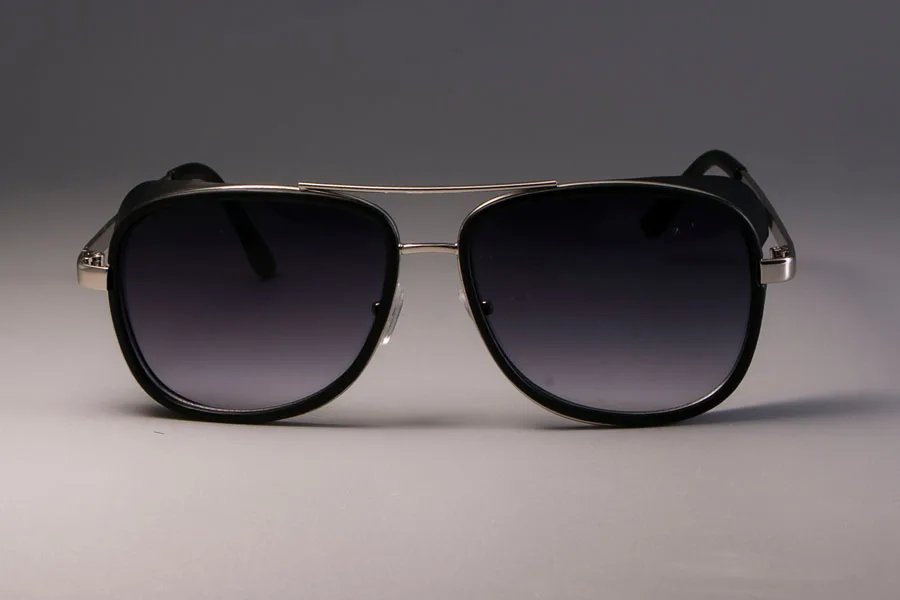 CCSPACE Железный человек 3 Matsuda TONY стимпанк Солнцезащитные очки Мужские зеркальные брендовые дизайнерские очки модные очки оттенки УФ Защита