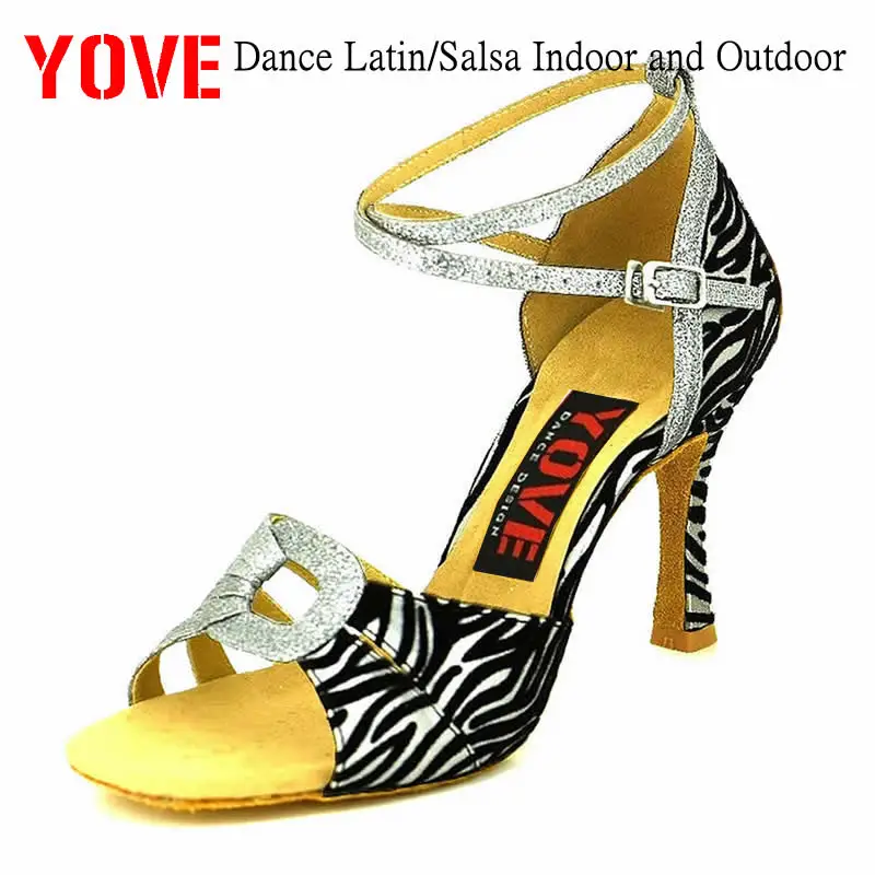 YOVE Style LD-3006 Dance shoes Bachata/Salsa Indoor and Outdoor Women's Dance Shoes