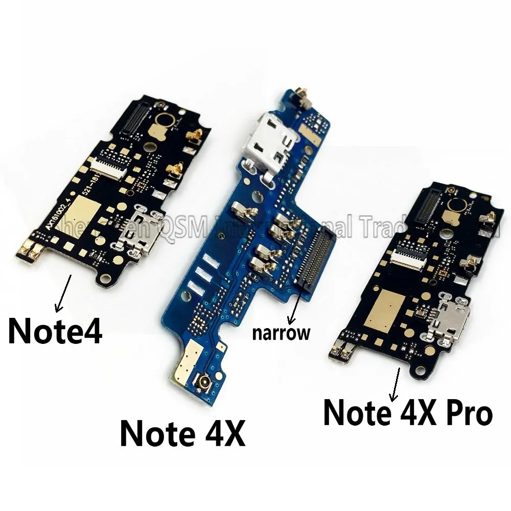 

New USB Port Charger Dock Plug Connector Flex Cable For Xiaomi Note 4X 4XPro For Redmi Note 4 Charging Port Board Replacement