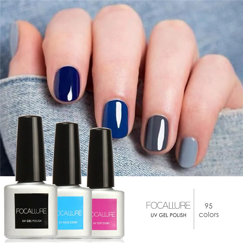 Focallure/ноготь Гель лак Soak Off UV красочные цвета ногтей художественный для Ногтей