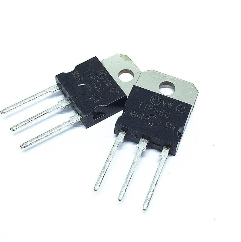 

5PCS TIP36 TIP36C TIP36CW 25A 100V TO-3P TO-247 With iron head amplifier triode 25A 100V