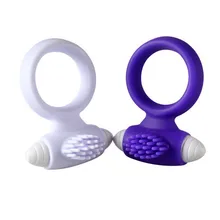 Sex Products For Man Waterproof Silicone Clitroal Vibrator Reusable Vibrating Penis Rings Delay Lasting Cock Ring Sex Toys