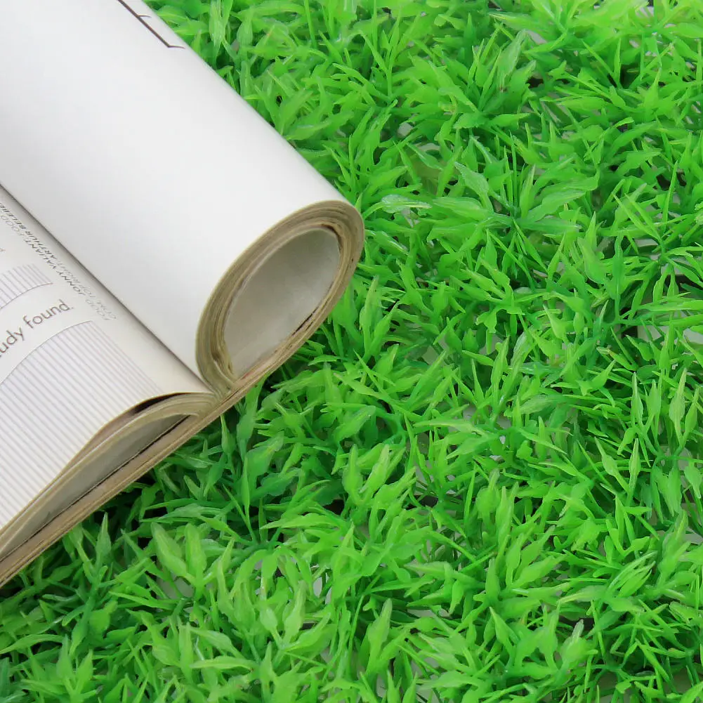 1 шт. зеленая искусственная трава креативный микро пейзаж поддельный лужайка имитация миниатюрный садовое украшение аквариума