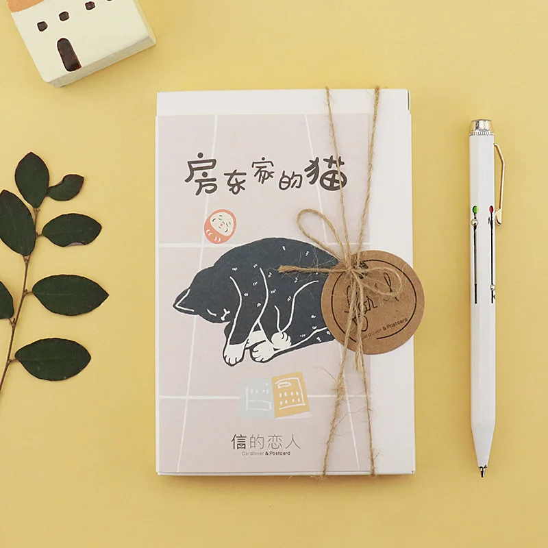 

30 Sheets/Set The landlord's Cat Postcard /Greeting Card/Message Card/Birthday Letter Envelope Gift Card