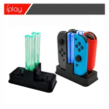 Игровой контроллер Зарядное устройство Док-станция для nintendo Switch NS ручка геймпад Joy-con переключатель Pro четыре зарядное устройство сиденье подставка Прямая поставка