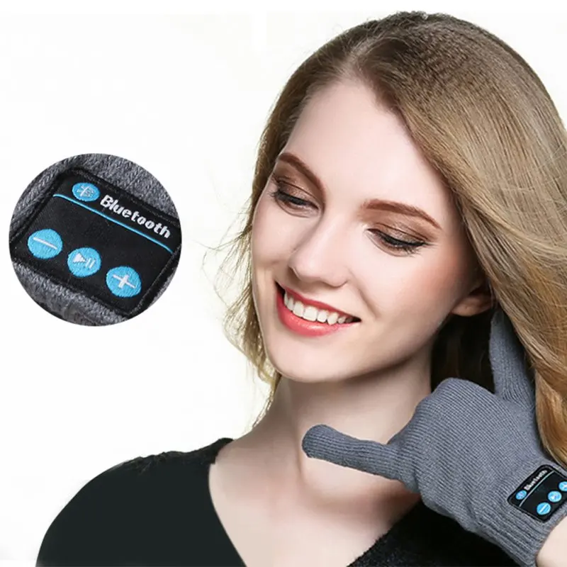 Перчатки для верховой езды с сенсорным экраном Bluetooth Зимние перчатки разговора