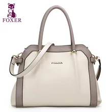 FOXER МАРКА Женщины Кожа сумка и Hangbags женская Сумка Bolsa Сак Главная Femme De Marque Celebre
