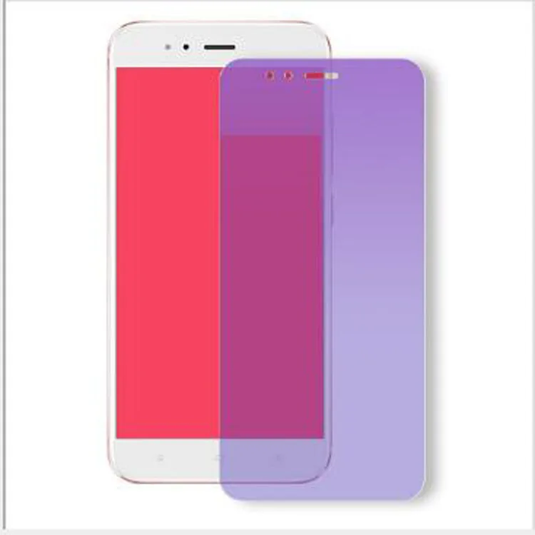 

Anti-Blue Ray Tempered Glass For Xiaomi Redmi Note 6 Pro Note 4X MI 8 Purple Light Screen Protector For Redmi Note 5A Glass