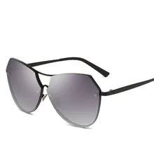 Irregular Sun Glasses Personality Double Beam Sunglasses Men And Women Ocean Piece Sunglasses Nothing Frame Irregular Sun Glasses Personality Double Beam Sunglasses Men And Women Ocean Piece Sunglasses Nothing Frame