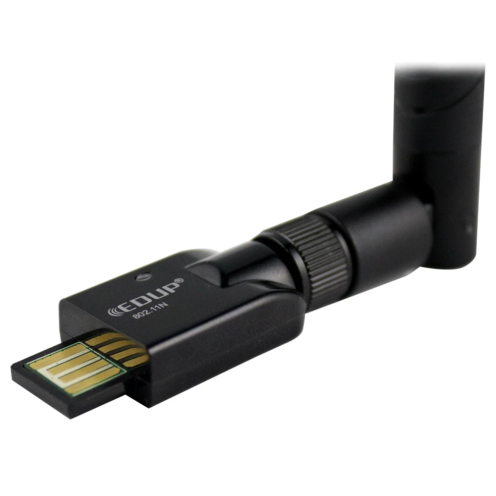 EDUP 150 Мбит/с WiFi USB адаптер 802.11n с 5dBi внешняя антенна с высоким коэффициентом усиления Ralink5370 чипсет беспроводной адаптер