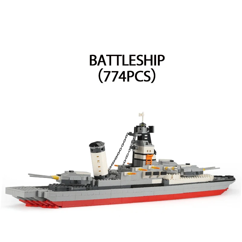

Battleship Military Series Building Blocks for Kids Soldiers Bricks Army Micro Block Stacking Plastic Assembling Toys World