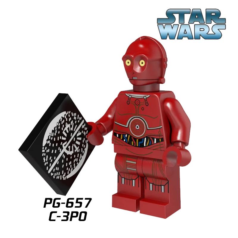 Star Wars C3PO TC 4 Protocol Droid Diy figures C 3PO Jedi Knight