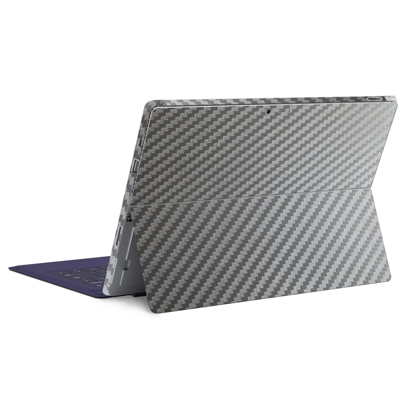 Углеродное волокно 7 цветов Наклейки Аксессуары покрытие клейкая плёнка для microsoft Surface Pro 3 - Цвет: TN-Pro3Carbon-silver
