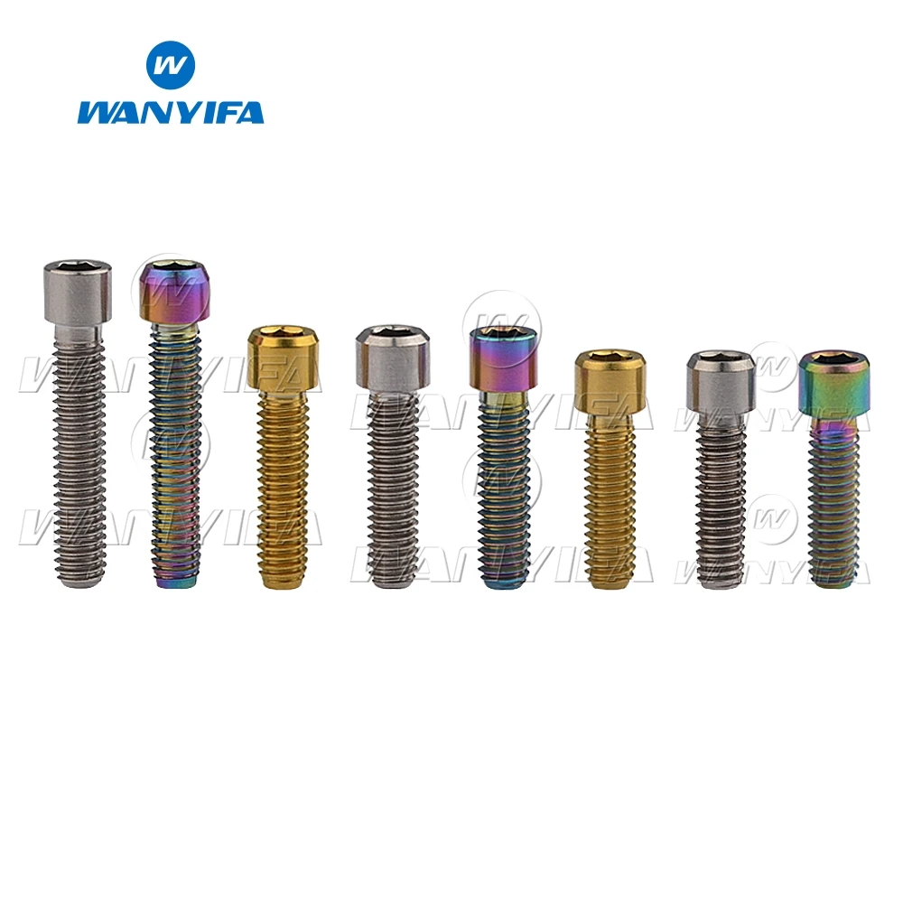 

Wanyifa M4 x 10 13.5 15 20 25mm Small Stigma Titanium Bolt Screw for Bicycle front Brake