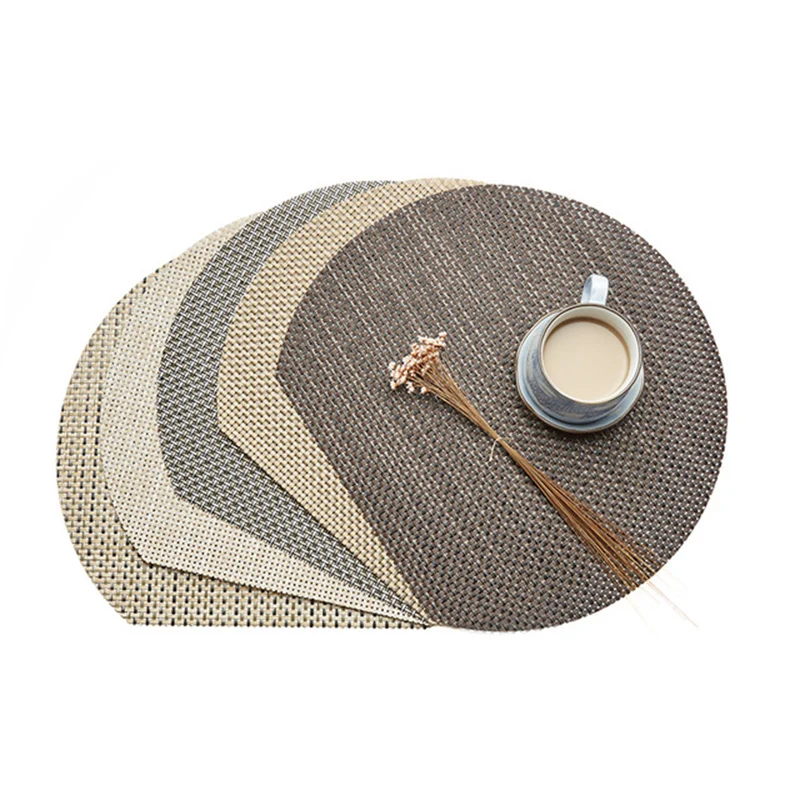  2/4/8PCS Non-Slip Place Mat Napkins On The Table Individuales Table Mat For Dining PVC Table Decor 