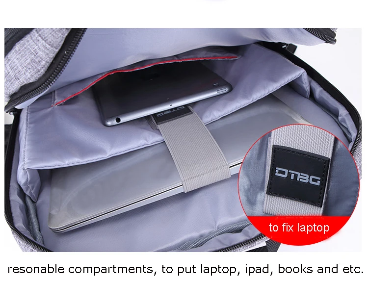 DTBG 17,3 "Смартфон ноутбук рюкзак твердая мягкая задняя большая емкость сумка пакет водонепроницаемый Mochilas мужские и женские противоугонные