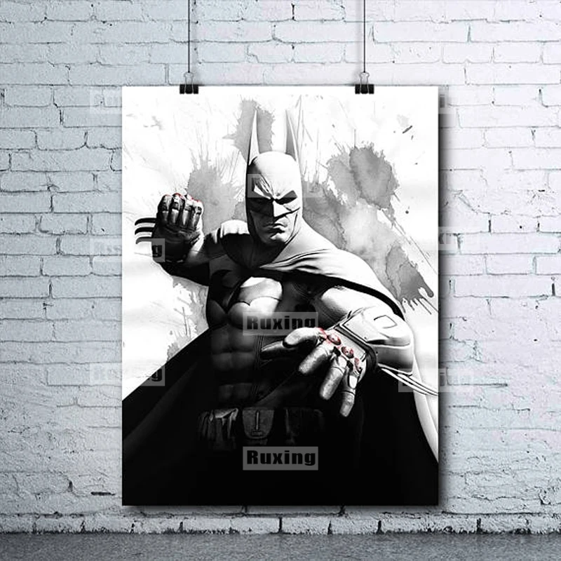 5D DIY diamond Painting Cartoon Batman Cross Stitch kits round resin