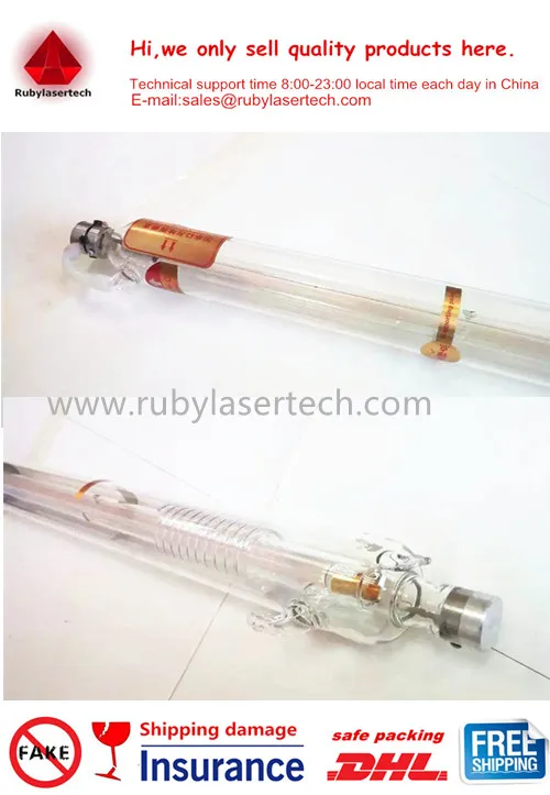 Wholesale 80-90W CO2 laser tube 1400mm length 60mm diameter service time 2500-3000hours 3 months guarantee for engraving | Инструменты