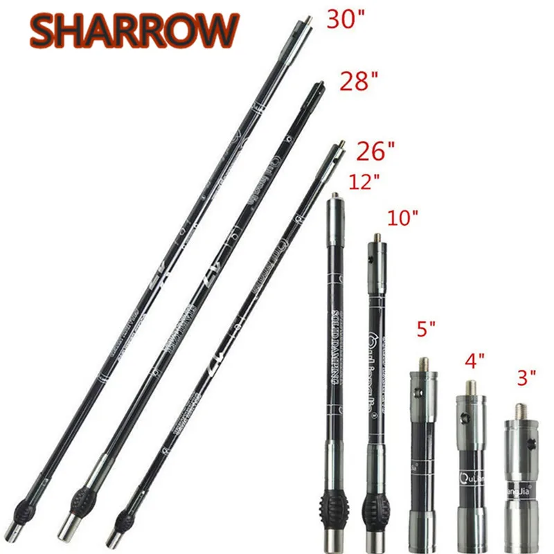 

2 Color Archery Stabilizer Balance Bar Damping Rod Shock Absorber for Recurve Compound Bow Outdoor Hunting Shooting Accessories