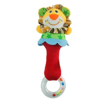 

1 Pc Top Exquisite Animal Handbells Toy Musical Developmental Toy Bed Bells Kids Baby Soft Toys Rattle High Quality Kid Gift