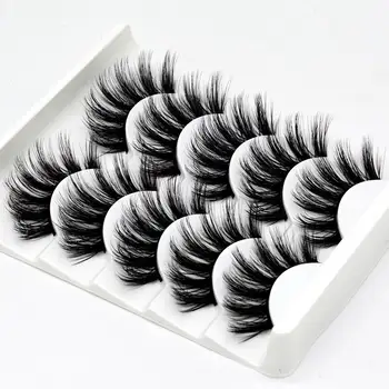 

NEW 5 pairs natural false eyelashes fake lashes long makeup 3d mink lashes eyelash extension mink eyelashes for beauty
