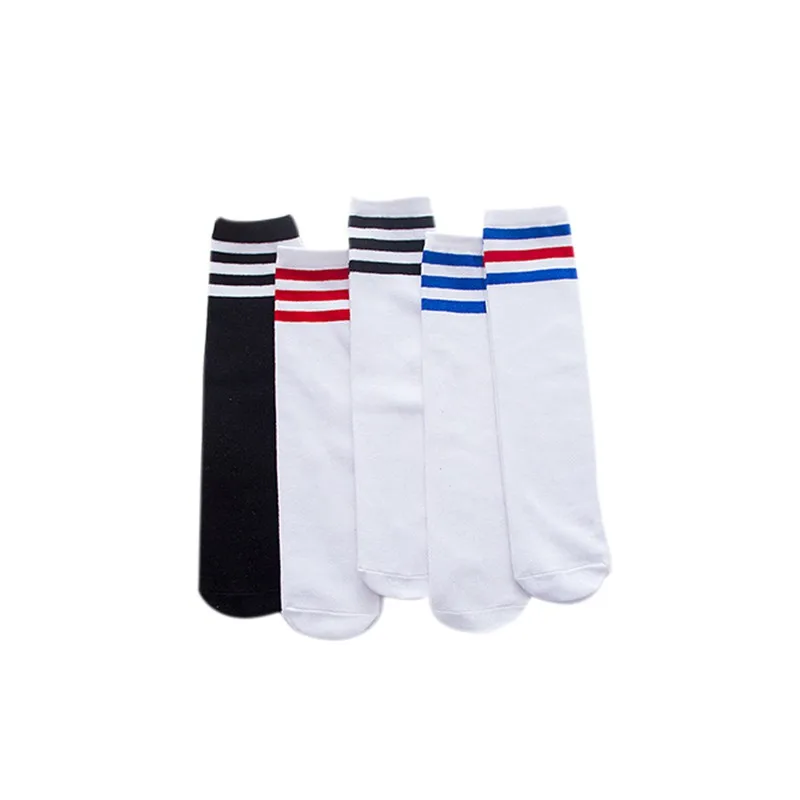 Хлопковые носки для футбола в полоску для мальчиков и девочек в старошкольном стиле; Гольфы; длинные гетры; Новинка; X16