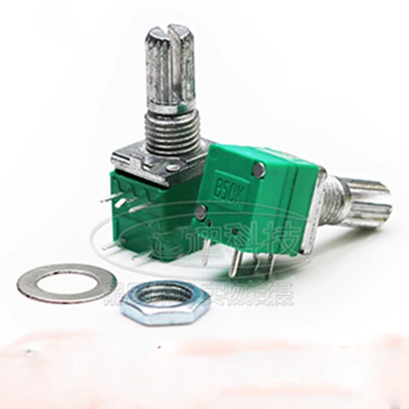 

10pcs/lot RV097NS single potentiometer with switching power amplifier five feet resistance parameter 5K 10K 20K 50K 100K 500K