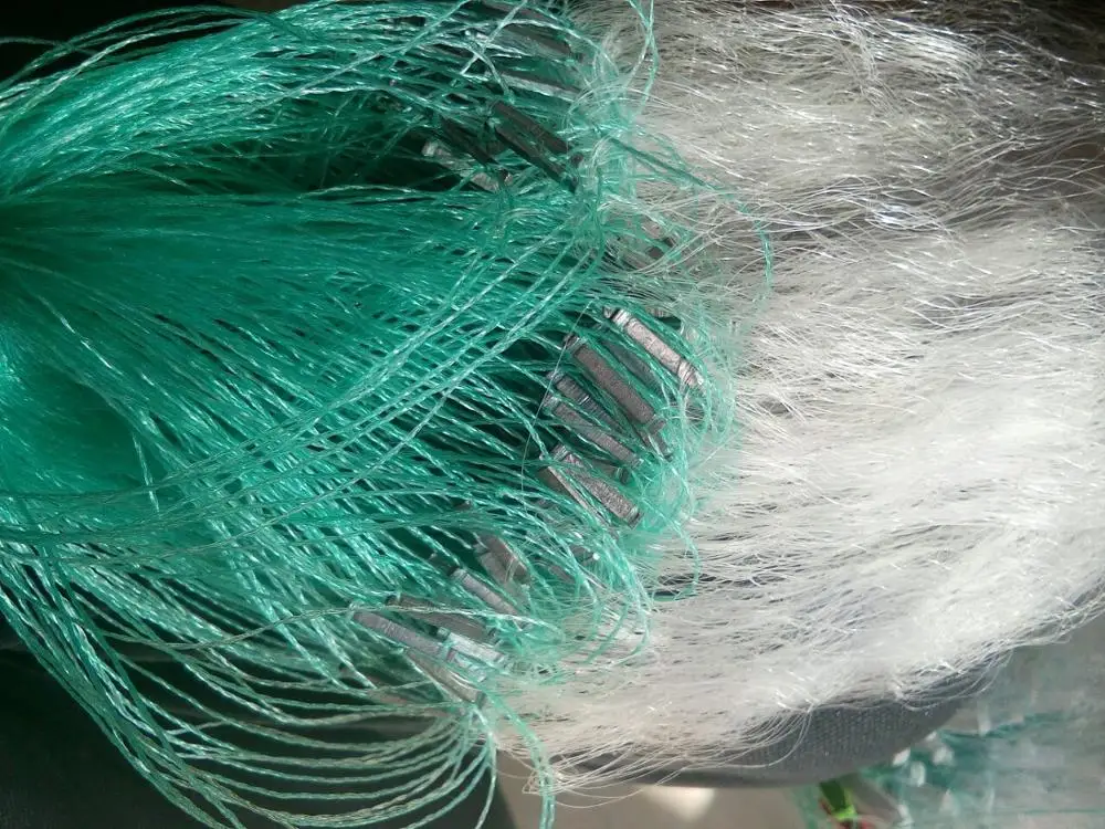 

65M*1.8M 3Layers Monofilament Fishing Fish Gill Net Netting with Float Durable