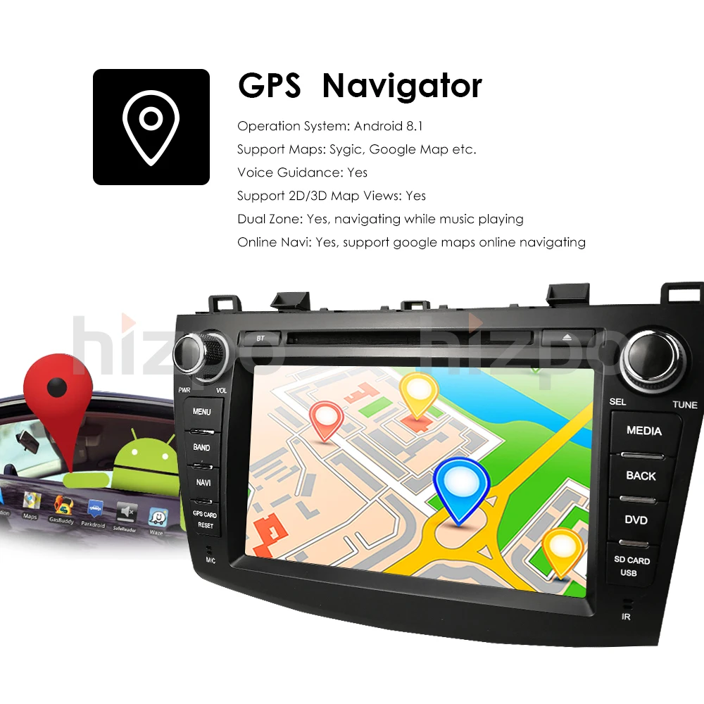 Sale 2G+16G 1024*600 QuadCore 4GWIFI BT video audio Multimedia 2din car dvd player for Mazda 3 Mazda3 2010 2011 2012 2013 DAB DTV CAM 17