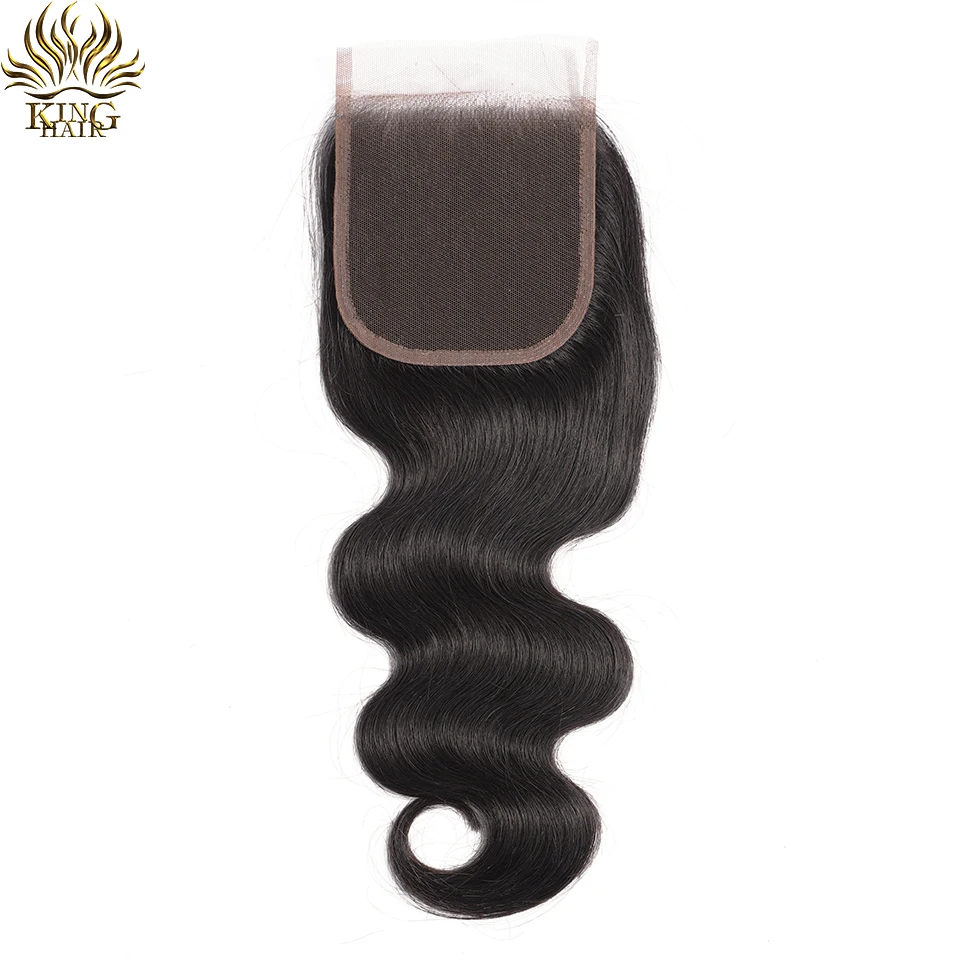 King Hair Body Wave Bundles With Closure 100% Remy Human Hair Bundles With Closure Malaysian Hair Weave Bundles With Closure